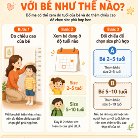 Ghế LILO phù hợp với trẻ trong độ tuổi nào?